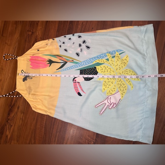 FARM Rio toucan mini dress with dainty rope straps - Picture 4 of 5